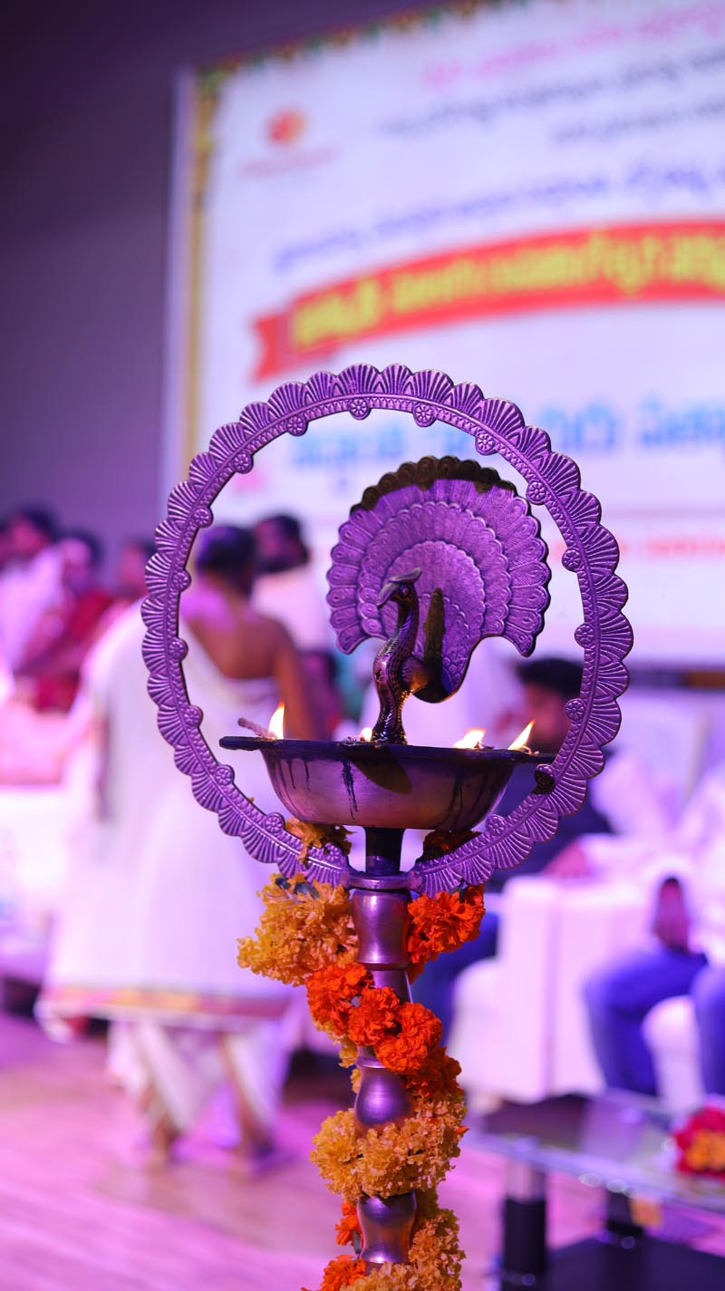 Sri Mulugu Ramalingeshwara Varaprasad Siddhanti was honoured with Jyotishyasastra Vignana Visharadha at Tummalapalli Kalakshetram, Vijayawada (167)